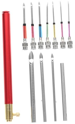 TEHAUX Kit De Bordado Aguja Perforadora Herramientas Para Punto De Cruz Juego De Herramientas Para Bricolaje