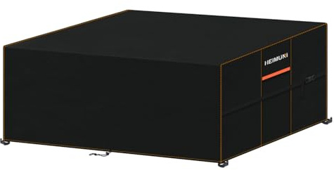 HEIMUNI Abdeckung Gartenmöbel Wasserdicht Abdeckplane Gartenmöbel | Schutzhülle Gartenmöbel Tischabdeckung Loungemöbel Abdeckung Hüllen für Gartentische Terrassenmöbel 230x130x90cm