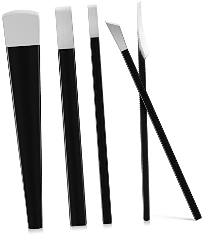 Healeved 5pezzi Professionali Per Pedicure Inossidabile Con Raschietti Per e Rimozione Della Morta Facile Per o