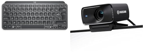Logitech MX Keys Mini & Elgato Facecam MK.2 – Webcam Haut