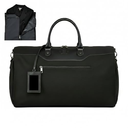 Kleidersack Reisetasche 40L Handgepäck – 2in1 Garment Bag mit Schuhfach – Knitterfrei für Anzug & Kleid – Business Weekender wasserabweisend – Premium Reisetasche Perfectly Organized