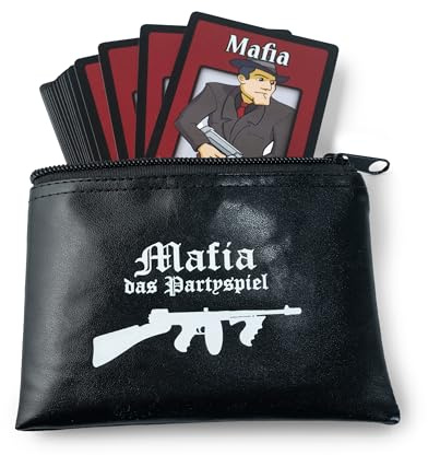 Mafia das Partyspiel, Bluff- und Täuschungskartenspiel - Deutsche Version | Entdecke versteckte Identitäten, überliste Gegner und überlebe die Nacht in diesem aufregenden Partyspiel mit sozialem Abzug