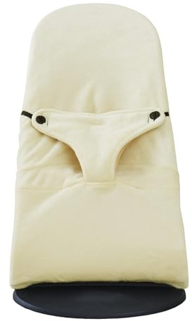 Cubre funda para hamaca bebé Belltop compatible con hamaca BabyBjörn Soft & Bliss. Funda invierno para asiento balancín bebé: hipoalergénica y cálida. Cubierta para asiento para mecedora bebé - Beige