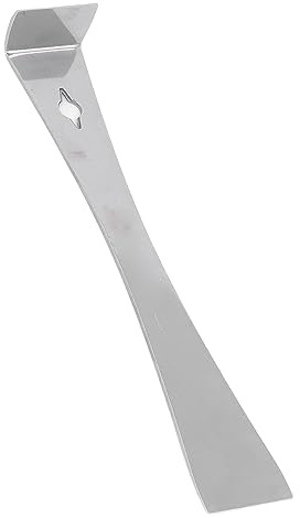 Yctze Herramienta de Palanca de Acero inoxidable: Herramienta Versátil para Tirar, Raspar y Desarmar Automóviles de Clavos Planos, y Resistente a la Corrosión con Orificios de Almacenamiento para