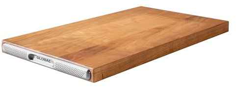 Global Cherry Wood Cutting Board 50x30cm, Premium Medium Japanese Inspired Chopping Board, Knife Friendly, Durable, Natural Finish