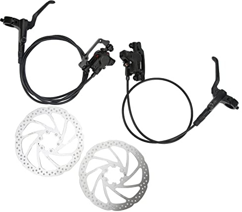 Picysa LeBycle Hydraulisk Cykelbromssats Dubbelkolvskivbromssystem för landsvägs- och Mountainbikes Slitstark Aluminiumlegering 2 160 Mm Skiva
