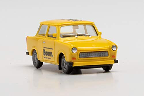herpa 430852 Trabant 601 S Boom / 4. Sächsische Landesausstellung in Miniatur zum Basteln Sammeln und als Geschenk, Mehrfarbig