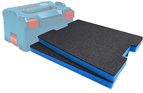 Shadow Foam L-Boxx - Inserti in schiuma per cassetta degli attrezzi modulari Sortimo L-Boxx 102-374, compatibili con Shadow Foam L-Boxx 102-374, confezione doppia da 30 mm, ideali per utensili