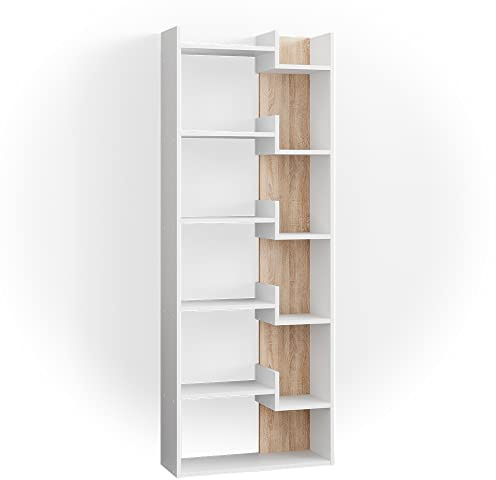 Vicco Raumteiler Fico, Sonoma, 61 x 160.2 cm | zur Raumtrennung und Aufbewahrung mit offenem Regalaufbau