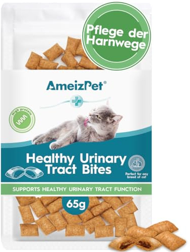 AmeizPet Biscuits Voies Urinaires pour Chats – Friandises Croquantes 65 g (2,3 oz)