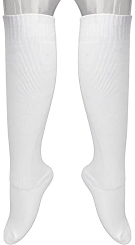 RiToEasysports Verdickte Fechtsocken, Fechtsocken Verdickte Baumwolle Unisex Schutz Fechtstrümpfe Fechten für Degen Säbel und Florett Damen Herren Weiß Andere Mannschaftssportarten