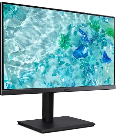 acer Vero B247YEbmiprxv Monitor 23,8 Zoll (60 cm Bildschirm) Full HD, IPS, 100Hz HDMI/DP, 75Hz VGA, 4ms(GTG), DP 1.2, HDMI 1.4, höhenverstellbar, drehbar, FreeSync