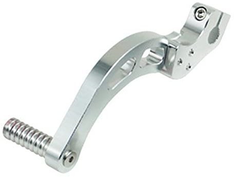 ihreesy Motorrad Schalthebel, CNC-Aluminiumlegierung Schalthebel Universal Motorrad Modifikations Schalthebel Ersatz Motorrad-Schalthebel,Silber