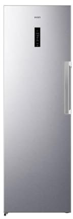 Svan Congelador vertical Inox SCV185600ENFX. Capacidad 274 Litros, Puerta Reversible, Bajo nivel Sonoro, Eficiencia Energética Clase E