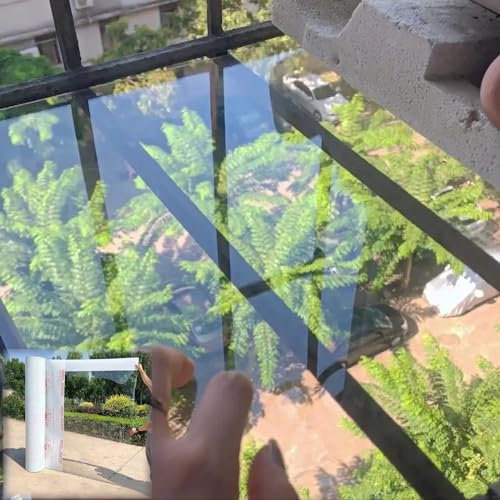 XINGWANGG Polycarbonat-Dachplatte,1,5mm Acrylplatte,Transparent Regenschutz Gewächshausplatte Stegplatten Ersatz Verkleidungspaneele Für Außenbereich,Leicht zu Biegen,Anpassbar (0,5m x 3m)