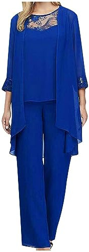 Completo Donna Chiffon Slim Fit Business Blazer e Giacca e Pantaloni e Crop Top Set Donna Tuta Abiti Casual Da Lavoro Per Le Donne Eleganza Outfits