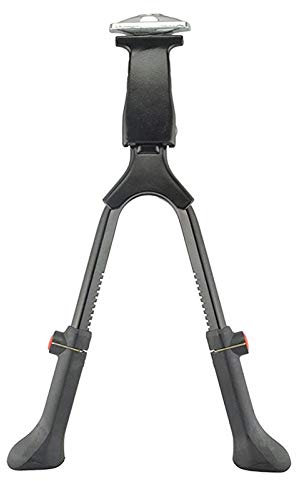 EAXAY Fahrradständer, Verstellbarer Fahrradständer, Doppelbein 24'~28' Verstellbarer Fahrradständer Aluminium Fahrradseitenhalter Ständer Parkbein for Giant Mountainbikes Rennräder
