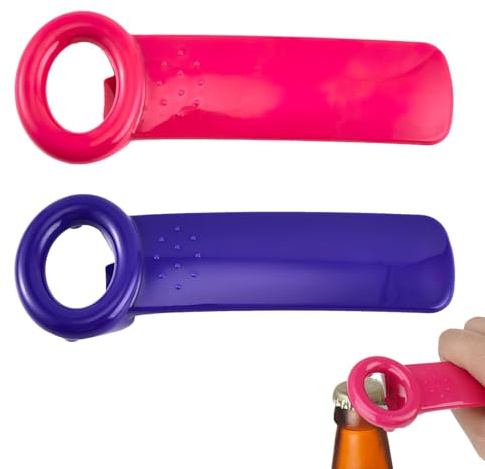 Jarkey Original-Glasschlüsselöffner, 2 Stück, Dosendeckelöffner für Arthritis, Hände, Dosenöffner, Arthritis, Flaschenöffner, Bier, einfaches Öffnen von Glasschlüsseln, Greifer für ältere Kinder,