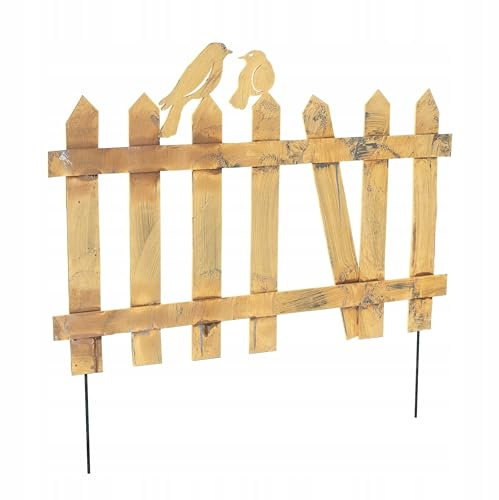 Kapaga - Rasenkante - Flexibel Edelstah - Rasenkante Metall - Beetabgrenzung Edelstahl - Beeteinfassung - Beetumrandung Metall - Höhe 70 cm, Breite 60 cm