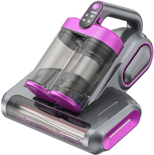 Linkifly MT1 Battimaterasso senza Fili, Sterilizzazione UV, 18KPa, Rimuove il 99% degli Allergeni, Aspirapolvere per Materassi, Ideale per Materassi, Divani e Mobili Imbottiti, Ricarica di Tipo C