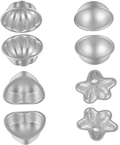 OSALADI 4satz Badesalzbombenform aus Aluminiumlegierung Cupcake-formen Diy-backwerkzeug Badebomben Backform Badesalz und Diy-projekte