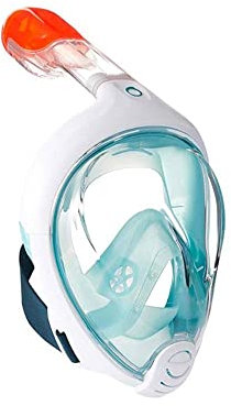 ZJFHEYUO Tauchmaske Schnorcheln Kinder Tauchausrüstung Volle trockene Gesichtsmaske Schnorchelgerät Schwimmmaske