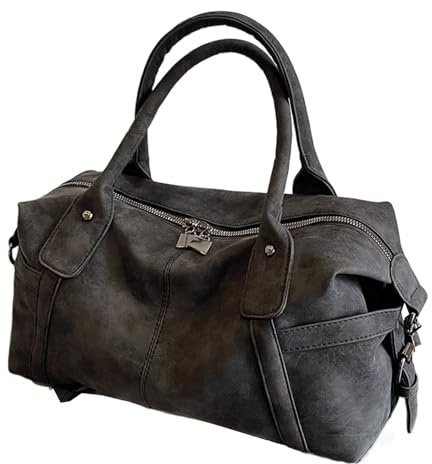 Schultertasche für Damen, Reise-Brusttasche, Vintage-Brusttasche, interaktives großes Fassungsvermögen, leichte Schultertasche für Flughafen, Einkaufen, Golf, Geschäftsreisen, tägliches Pendeln, 36 x