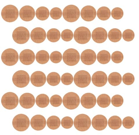 LOEFLIFA Elastic Adhesive Bandages 80pcs Set, Breathable Waterproof Fixation Patches for Fingertips and Joints, Large and Small Sizes for Wound Care and First Aid Use