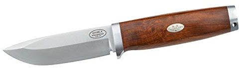 Fallkniven Unisex SK2L Embla Fast 10 cm blad järnträhandtag, brun, 10 cm