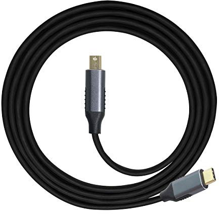 chenyang USB C auf Mini-DisplayPort Vergoldungskabel, unterstützt 4K@60Hz, für Thunderbolt 3 Port Laptop, 5,91 Fuß/1,8 m (unterstützt Thunderbolt 2 nicht)
