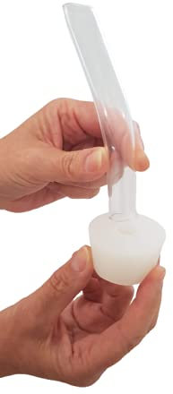 Dr Nelson’s Improved Inhaler, Vocal Steamer White Spare Mouthpiece and Bung