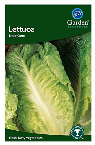 Garden Treasures Fresh Herbs Vegetable Fruit Seeds Salad Grow Your Own Indoor Outdoor (Lettuce Little Gem)