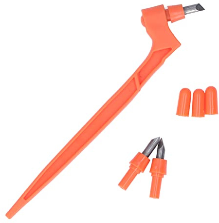 Penna per Taglio Rotativo Di Precisione, Penna per Utensili Taglio Rotante a 360 ° Portatile Arancione, con Tre Teste Di Taglio 15°, 30°, 45°