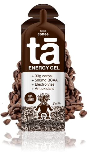TA ENERGY - Gel Energétique - Coffee x24 - Energie - Sodium - BCAA - Antioxydants - Cafféine - Idéal pendant les activités sportives 133Kcal