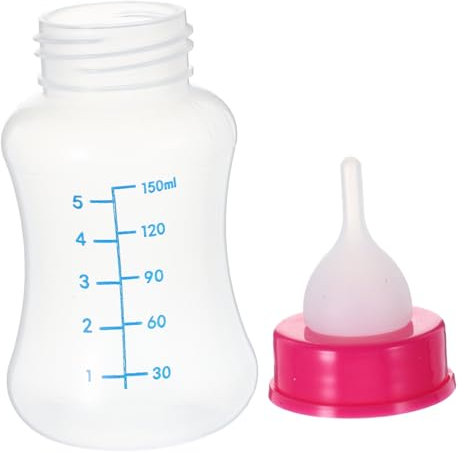 Mipcase 4stücke Silikon-fütterungsflasche Für Welpen Und Katzen Teiligem Bpa-frei Sicher Und Langlebig Geeignet Für Unterwegs Und Einfaches Reinigen