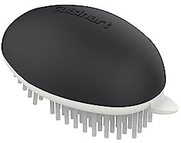 Cuisinart Brosse de nettoyage à double poils pour légumes et fruits, taille unique, blanc et gris