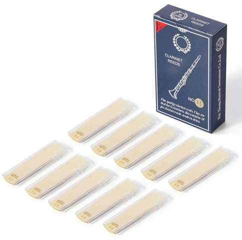 10 Stück Klarinetten-Klarinettenblatt, Rohrblatt-Instrumentenzubehör, Härte: 3,5