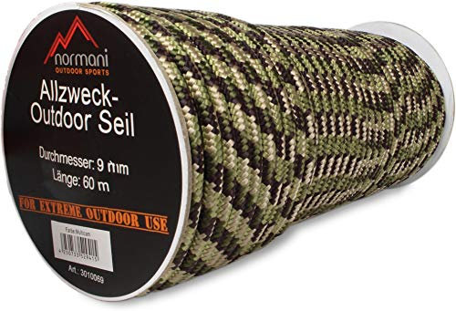 Allzweck-Outdoor-Seil, 9 mm x 60 Meter Multitarn 60 m