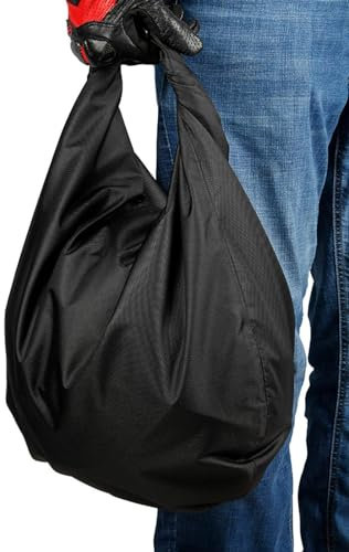 Raypontia Motorradhelm Tasche Abschließbar Faltbare,30L,wasserdichte Helmtasche,Helm Taschen De Oxford-Stoff,Helmtasche Für Motorradhelm,Fahrradhelm,Reithelm Motorradhelmtasche