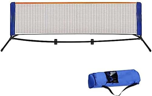 LKYLGYU Badmintonnetz, Tennisnetz, Volleyballnetz 3-6 M Tragbares All-in-One-Kombinetz, für Kinder und Erwachsene, für Drinnen, Draußen, Garten, Strand