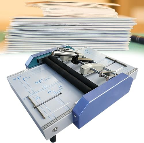Bindemaschine, Papierfalzmaschine, Buchhefter, A3-Broschürenmacher, Buchbindemaschine, für Druckereien und Schulen