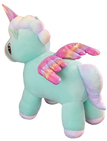Yardwe Plüsch-Einhorn-Puppe Dekoration Cartoon Einhorn Stoffpuppe Spielzeugpuppe Home Ornament Kuscheltier Plüschtier