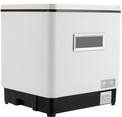 Mini Geschirrspüler 45cm, Tischgeschirrspüler mit 70°C Heißwasser & Kondensationstrocknung - Camping Spülmaschine für Küche, Wohnmobil und Single-Haushalt, 1500W, 45L Kapazität