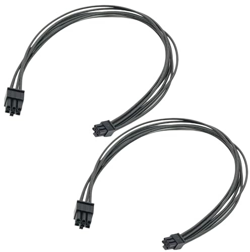Itkcozcg Cable de alimentación de tarjeta gráfica PCIE de 6 pines a PCIE de 6 pines, conector adaptador de corriente de repuesto para cable de alimentación PCIE de escritorio