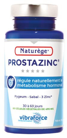 Naturège Prostazinc Complément Naturel 60 Gélules