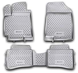 Element Gummimatten Passgenaue Fußmatten Hyundai Solaris 2010-2014 Schrägheck 4tlg