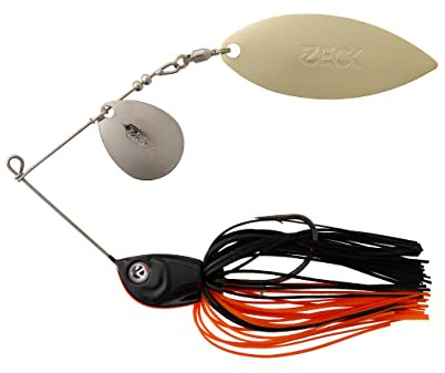 ZECK Spinnerbait - Spinnköder | 15g | Black Orange