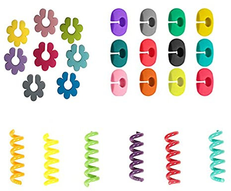 26piezas Marcadores de Copas de Vino de Silicona Para Copas de Vino, Para Fiestas, ChampáN, CóCteles, Martini, Fiesta Reutilizable Identificadores de Vidrio Accesorios Para Vino