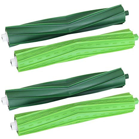 DrRobor 2 Set Rollen Bürste für iRobot Roomba i7 i7+ / i7 Plus i8 i8 Plus E5 E6 E7 Saugroboter, Multibodenbürsten Ersatzteile Zubehör für iRobot i7 E & I Serie Staubsauger Roboter