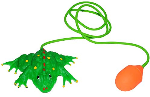 alles-meine.de GmbH Spring - Frosch/Hüpffrosch - lustiger Frosch - Tiere mit Handpumpe - Springfrosch zum Spielen und Erschrecken - Pumpe - Insekt bewegt Sich - Halloween Deko ..